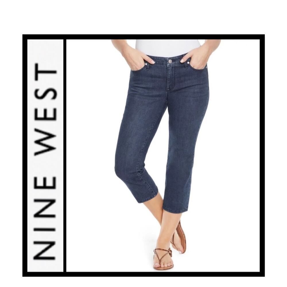 Nine West Chrystie Capri Jean Size 10